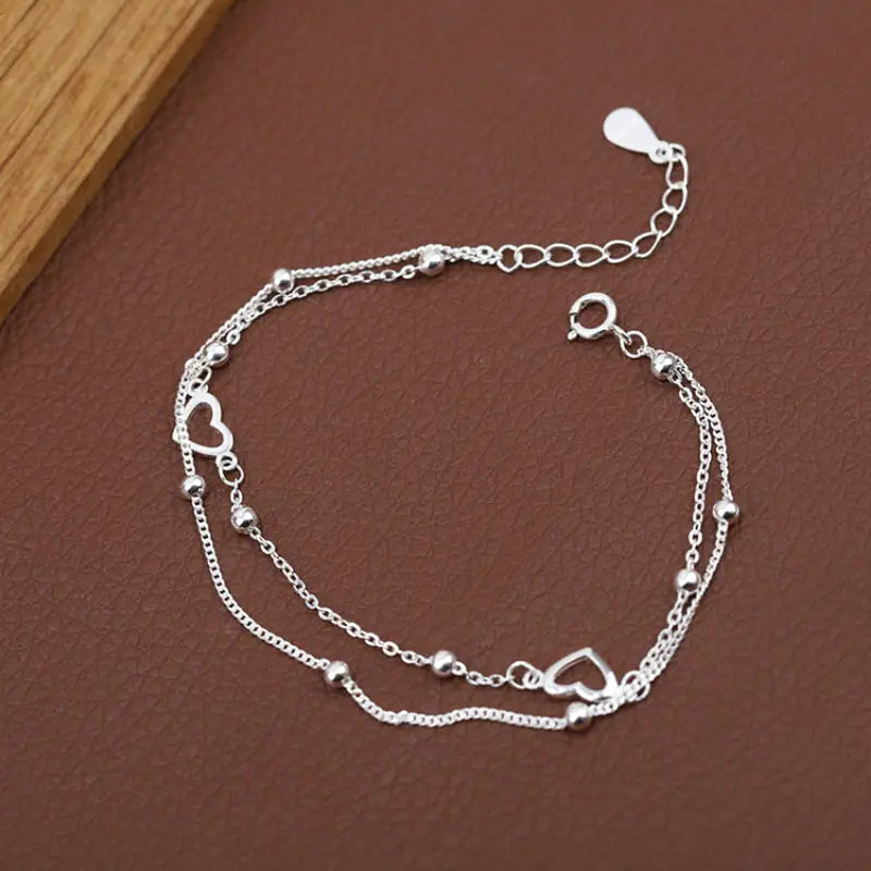 "Double Love Heart" Bracelet