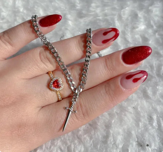 Heart & Sword Bracelet + Ring